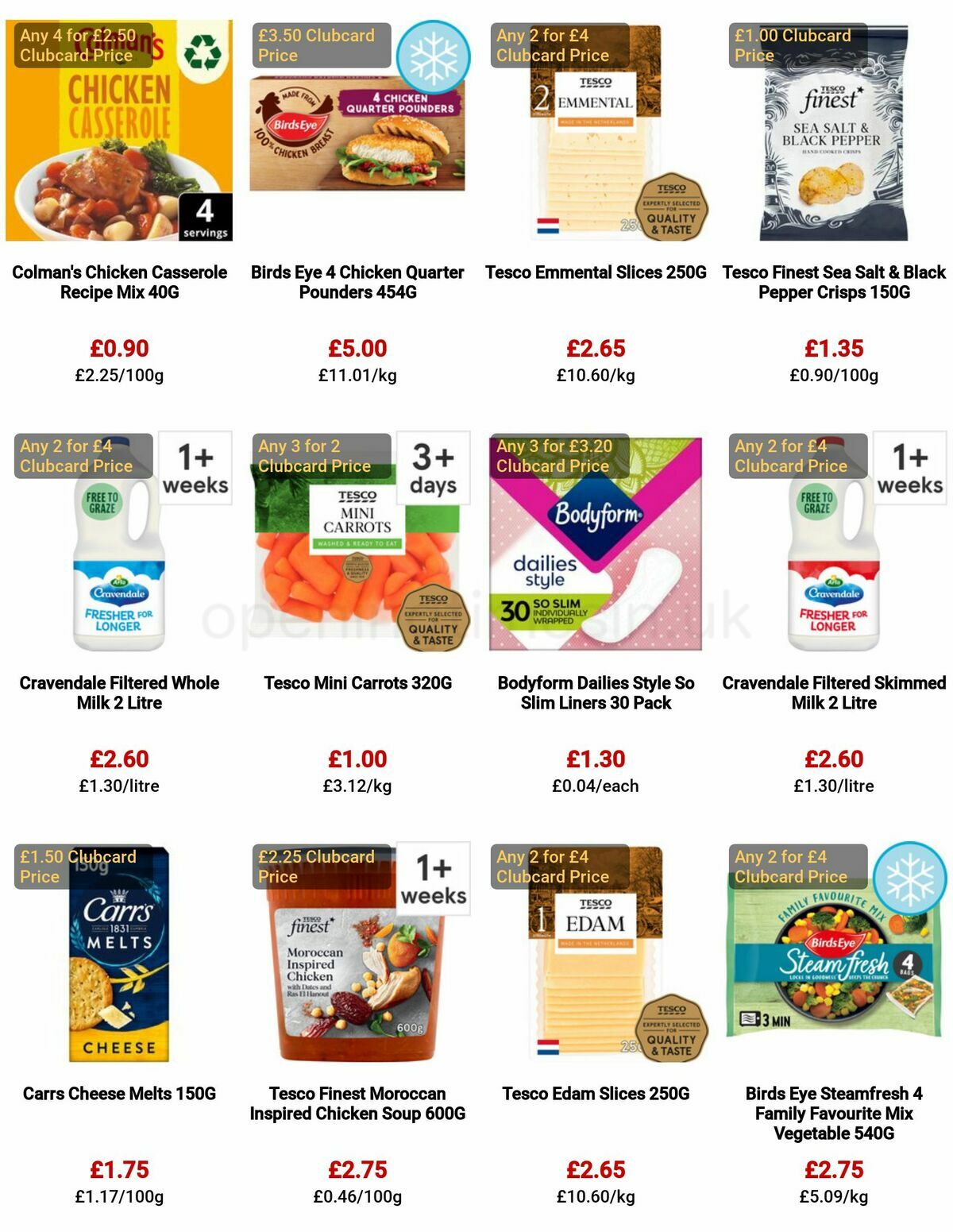TESCO Offers from 27 April