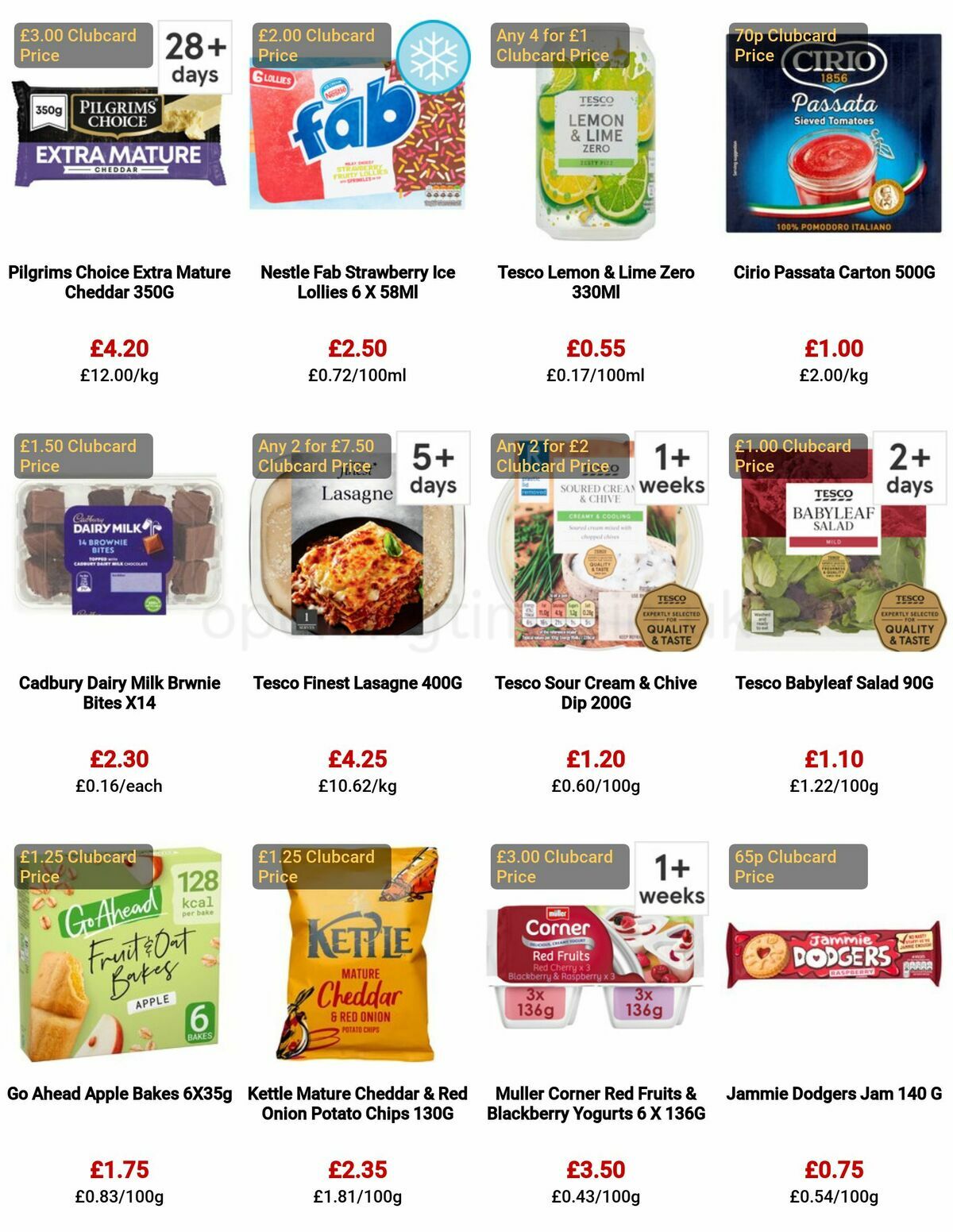 TESCO Offers from 27 April