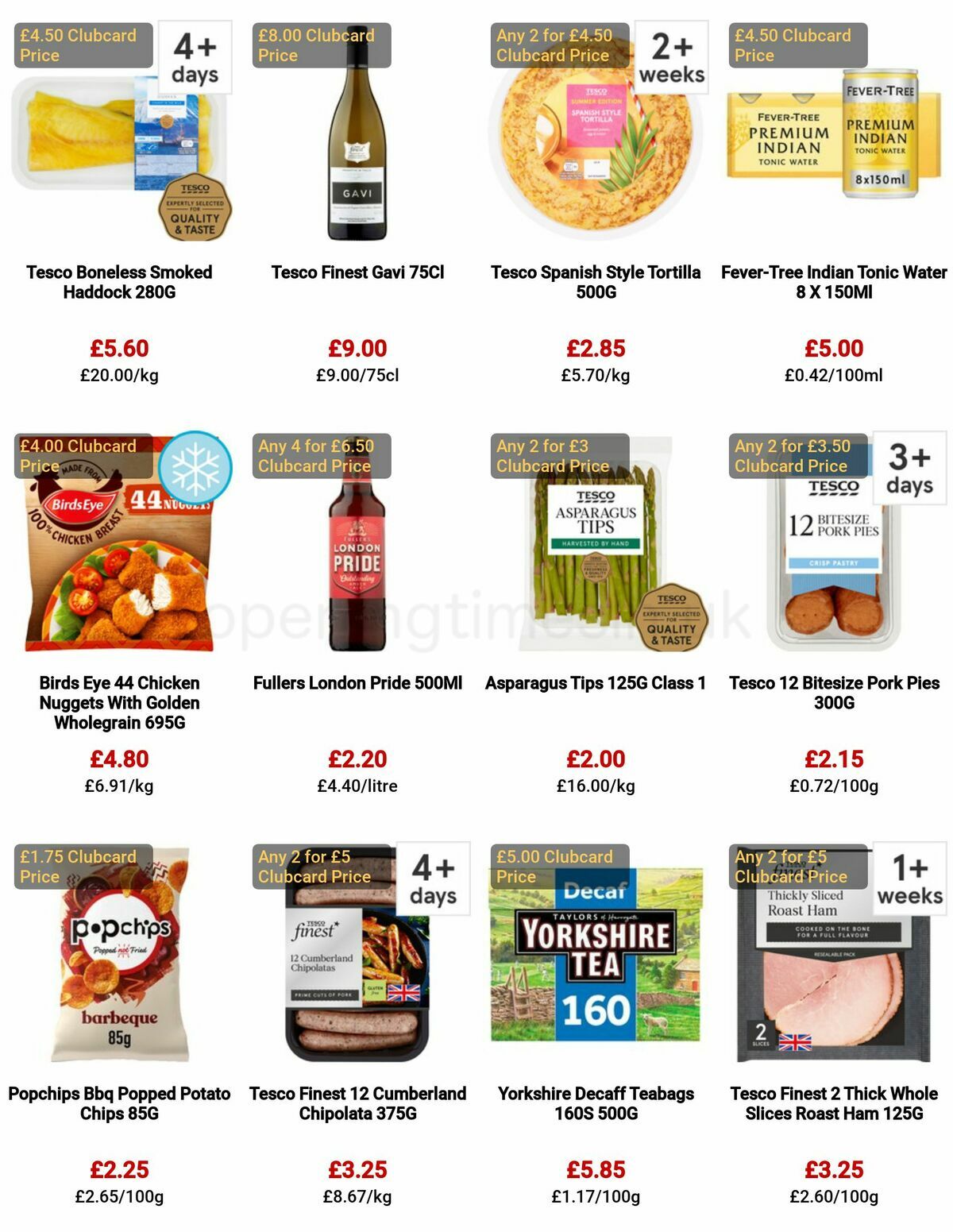 TESCO Offers from 27 April