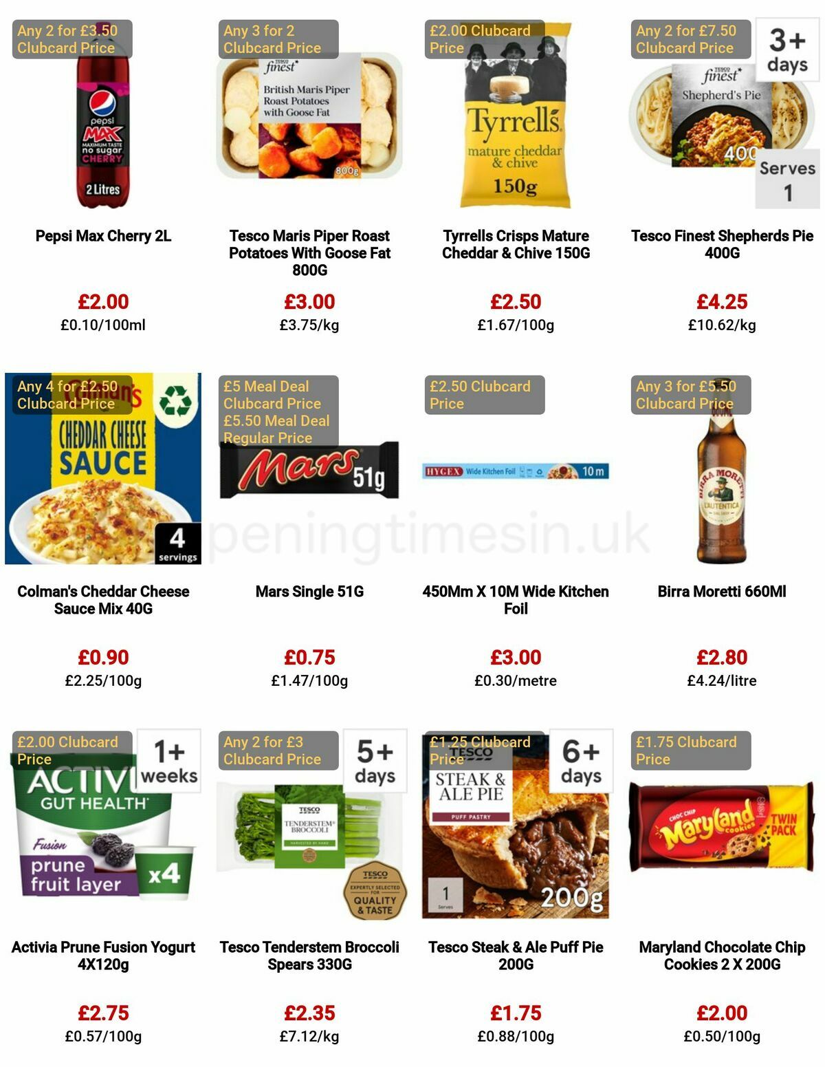 TESCO Offers from 27 April