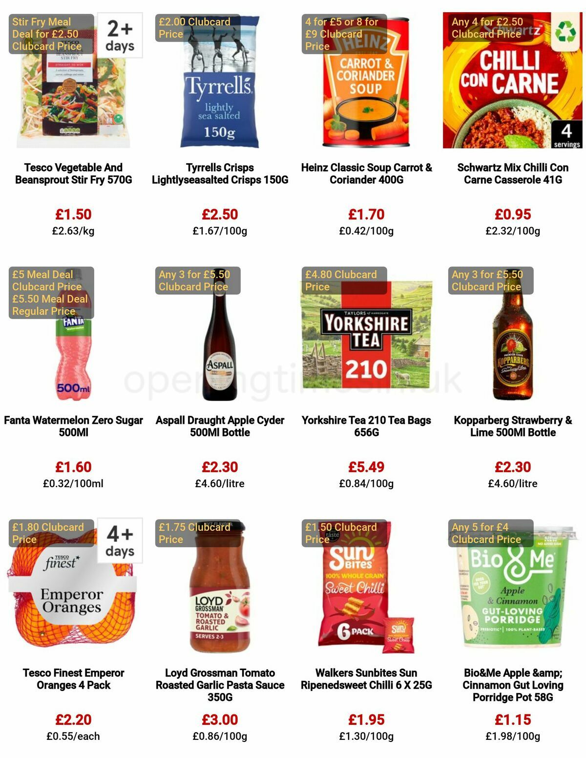 TESCO Offers from 27 April