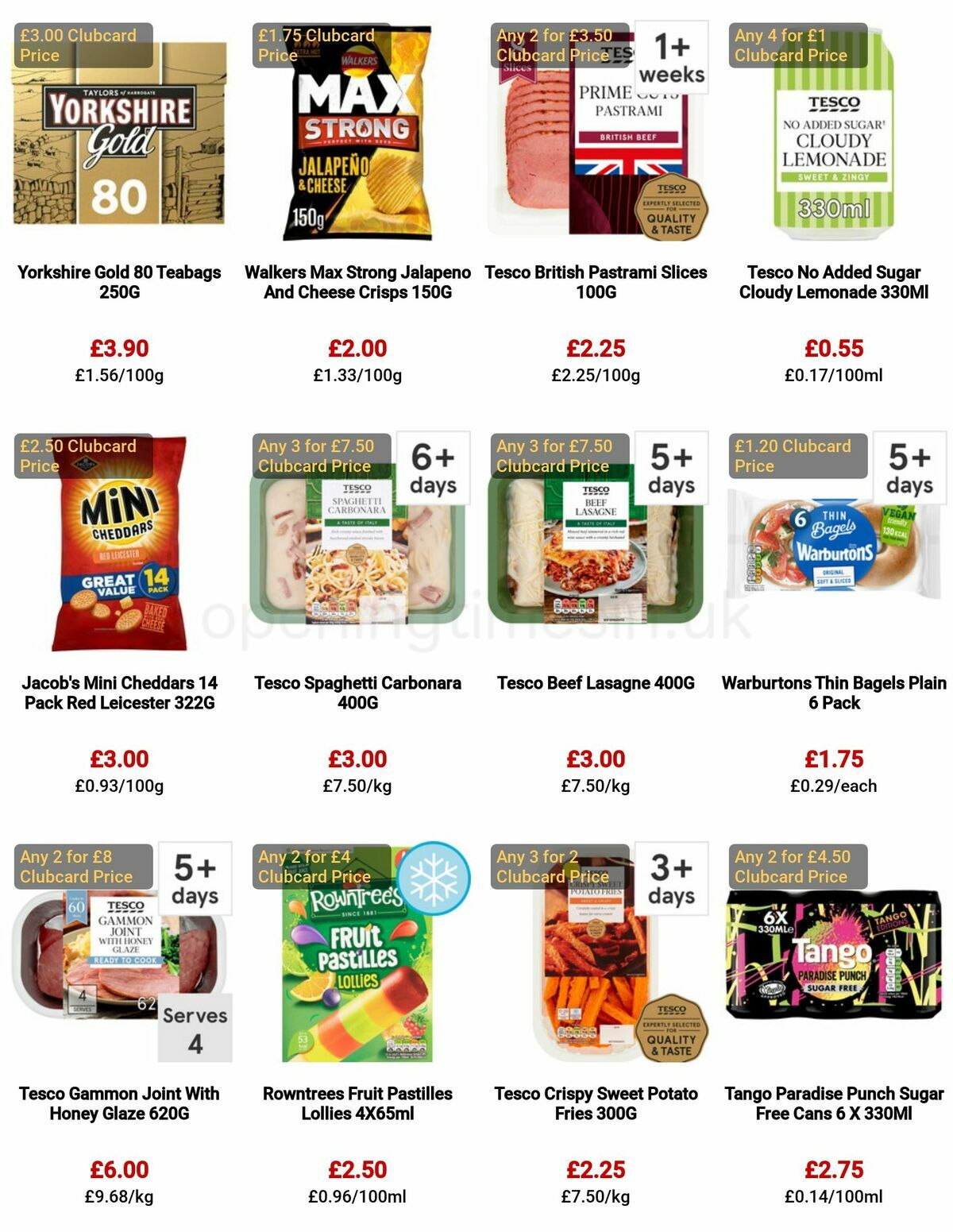 TESCO Offers from 27 April