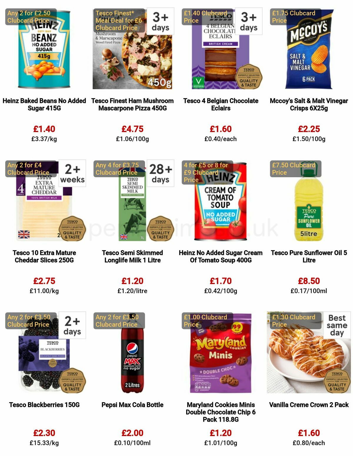 TESCO Offers from 4 May
