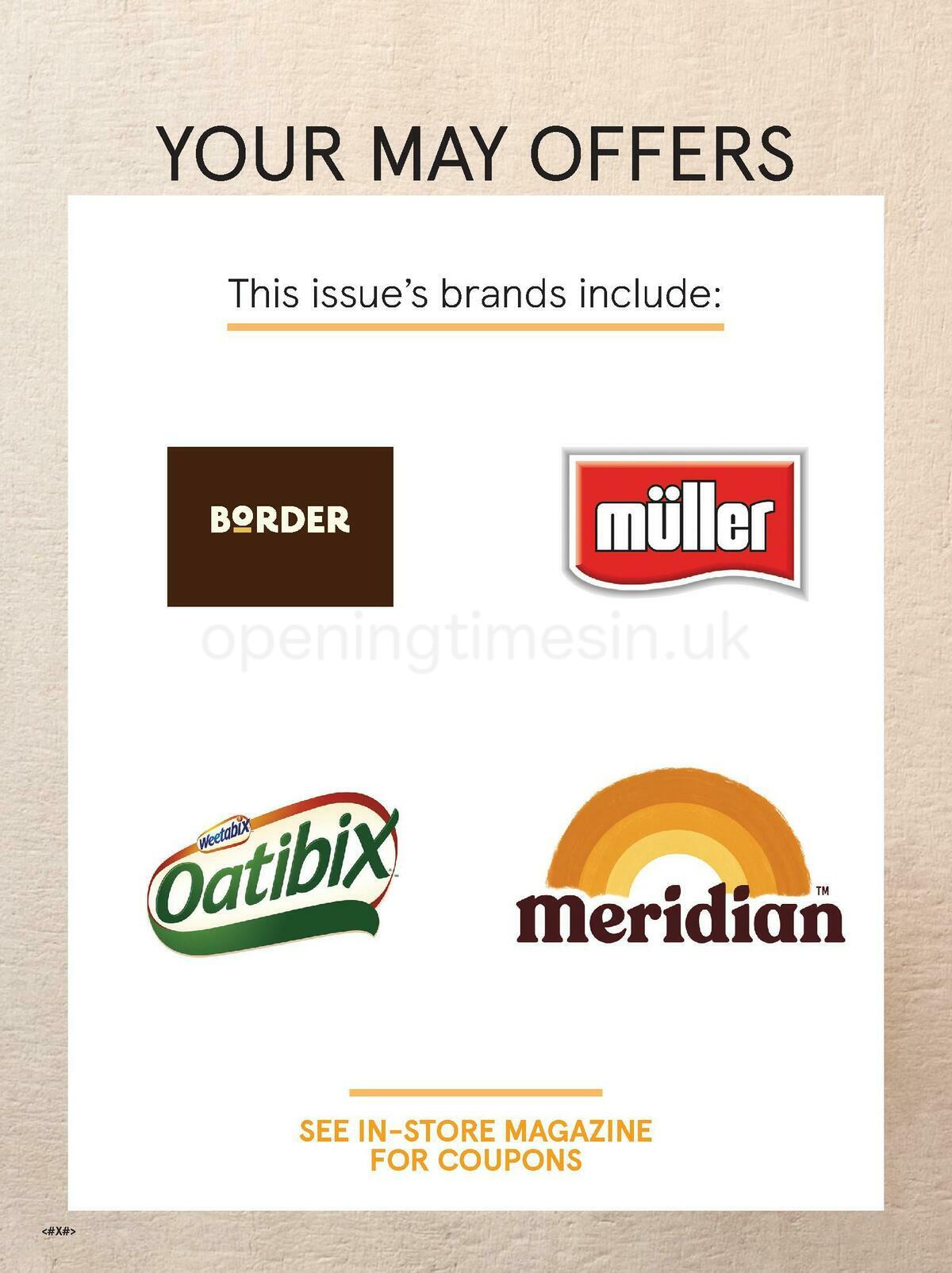 TESCO Magazine May Offers from 1 May