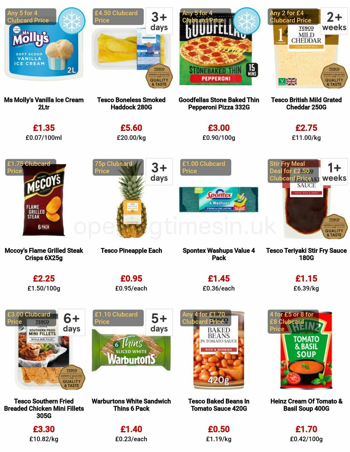 TESCO Offers from 11 May