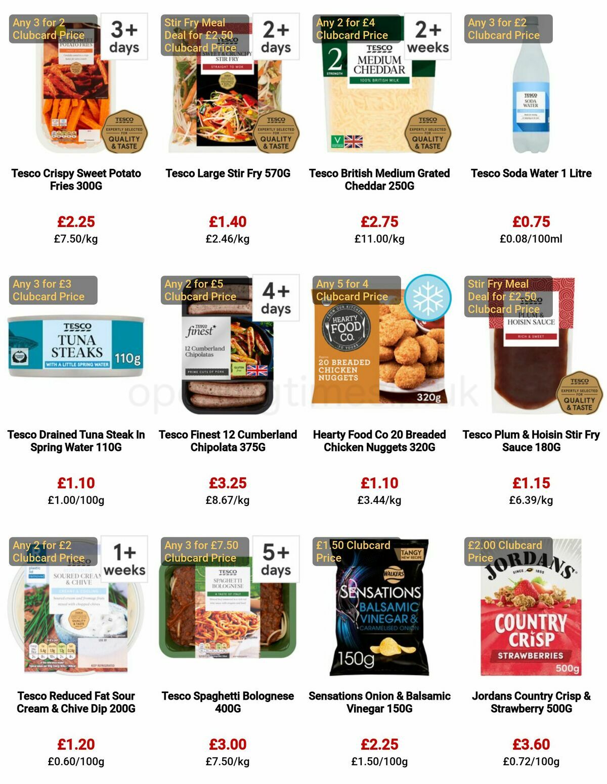 TESCO Offers from 11 May