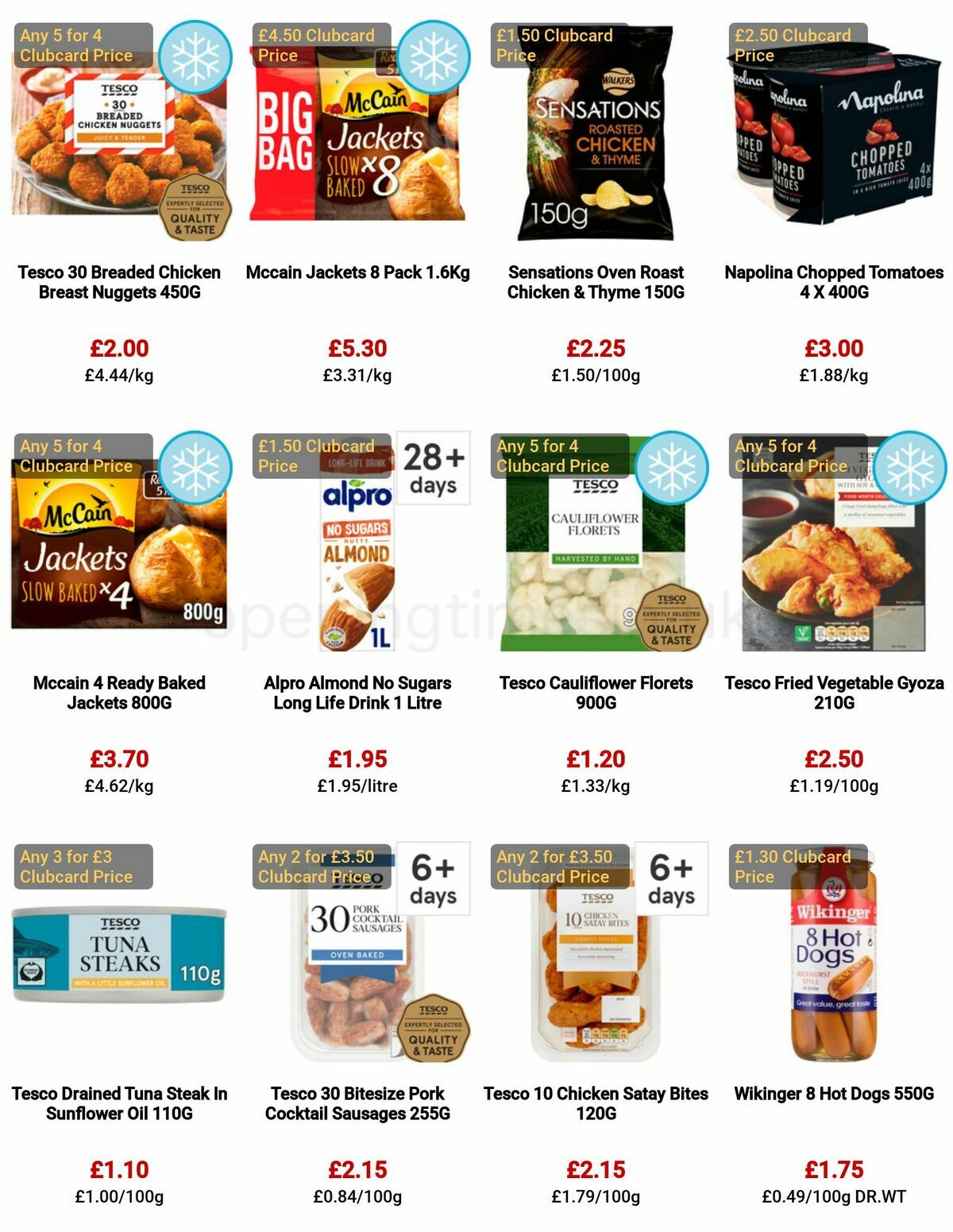 TESCO Offers from 11 May