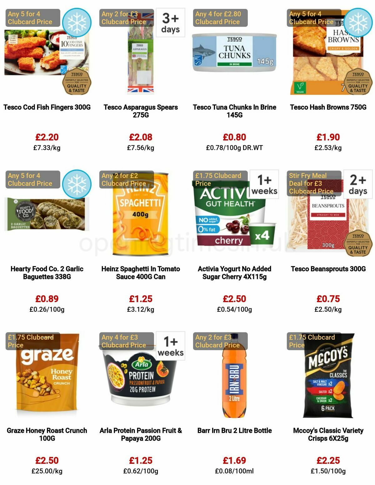 TESCO Offers from 18 May