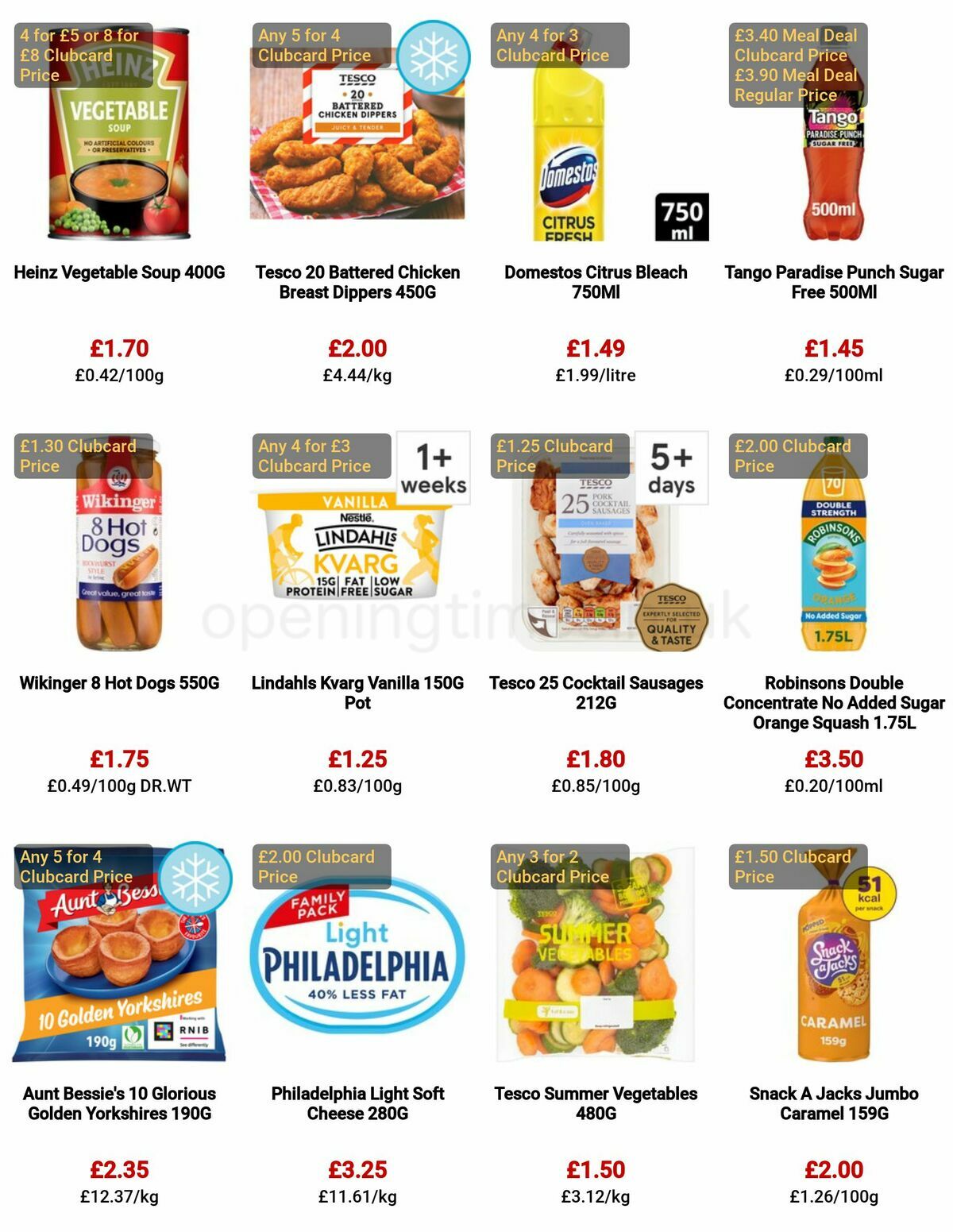 TESCO Offers from 18 May