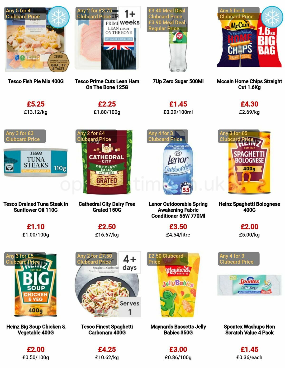TESCO Offers from 25 May