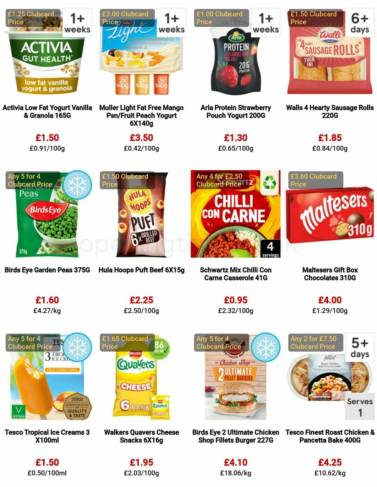 TESCO Offers from 25 May