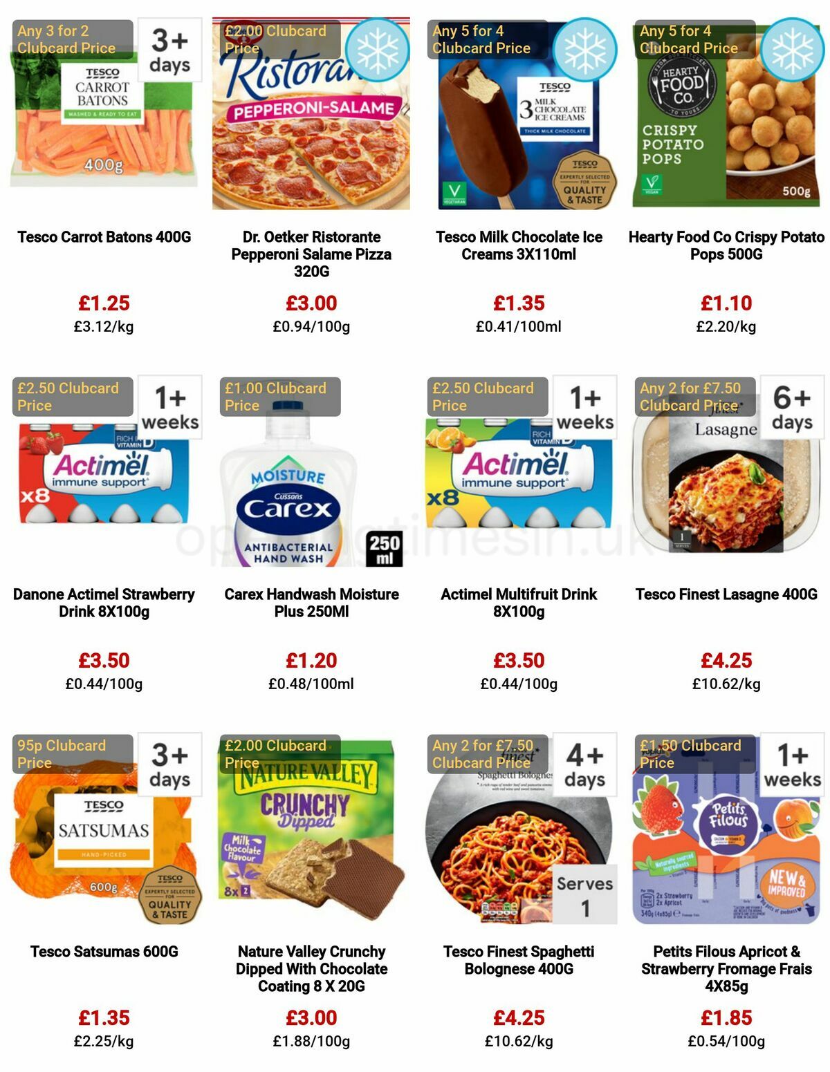 TESCO Offers from 25 May