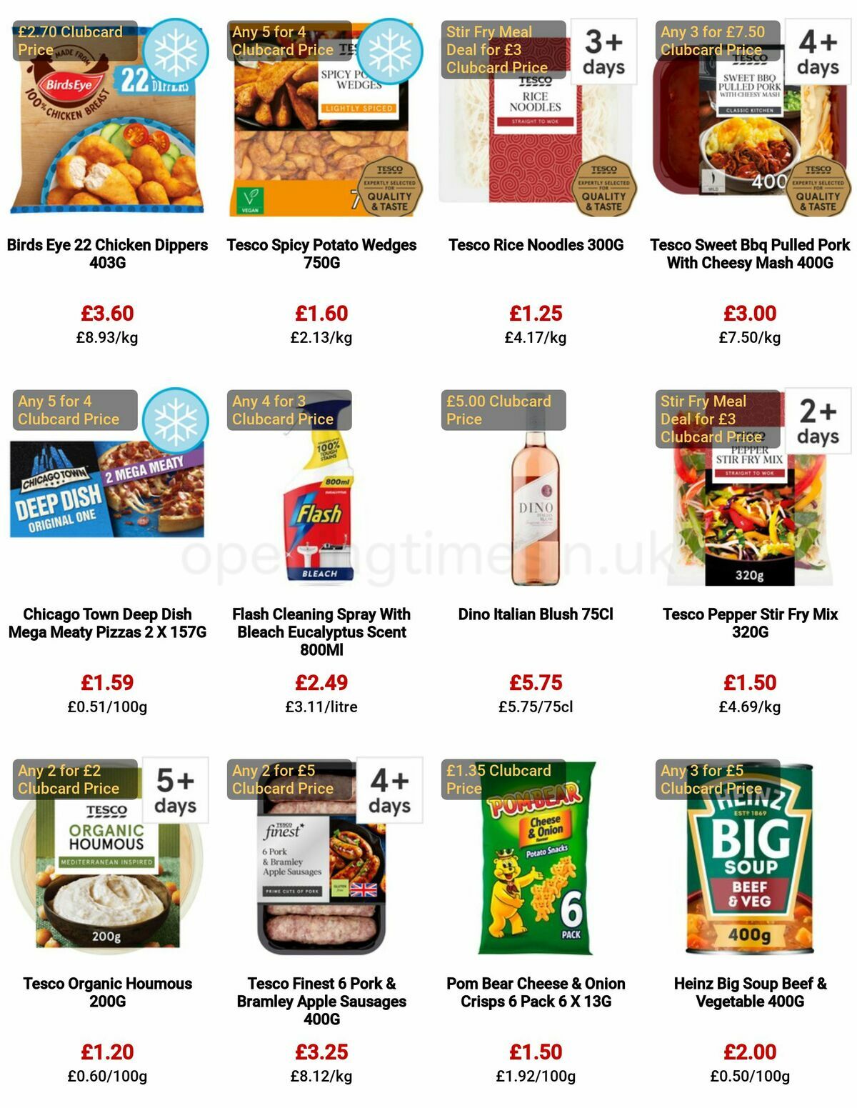 TESCO Offers from 25 May