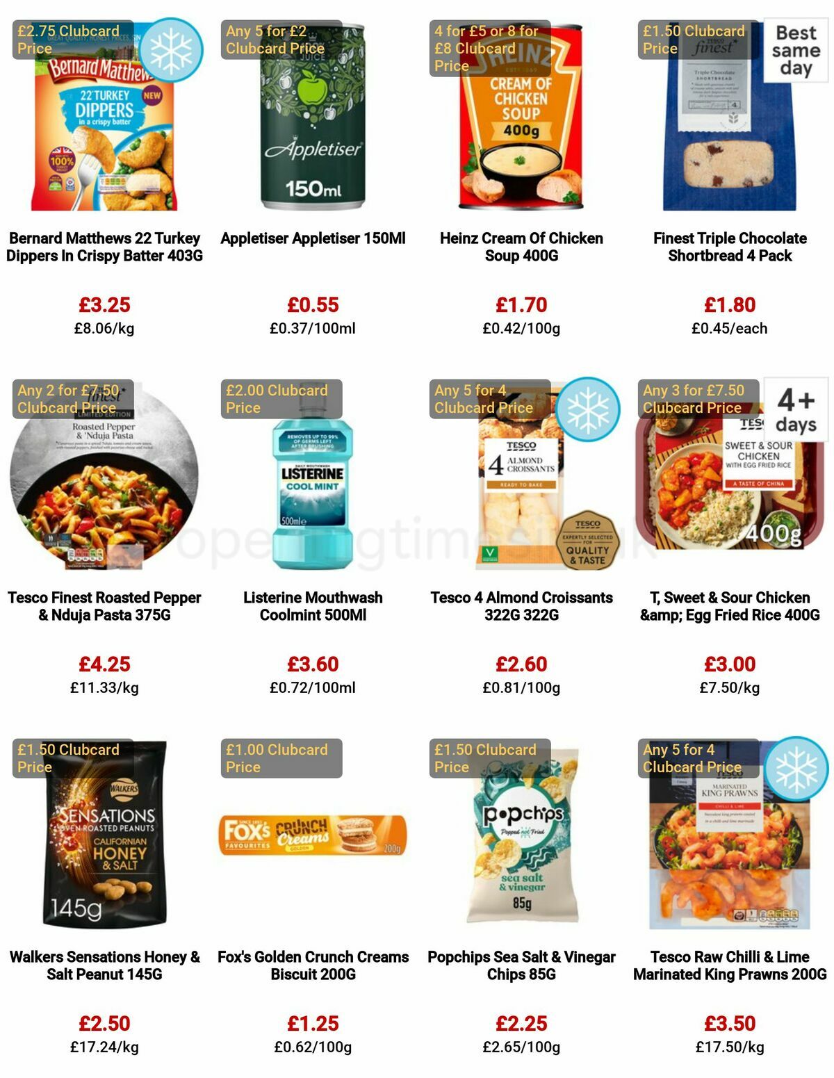 TESCO Offers from 25 May