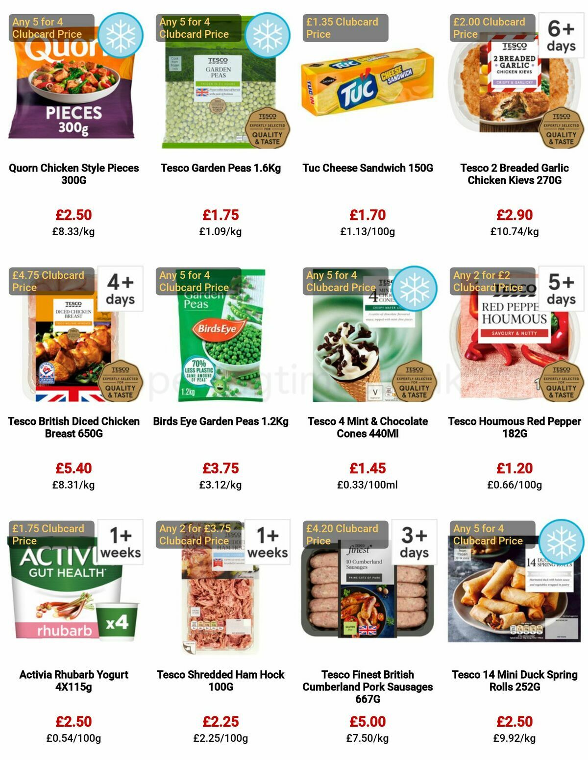 TESCO Offers from 25 May