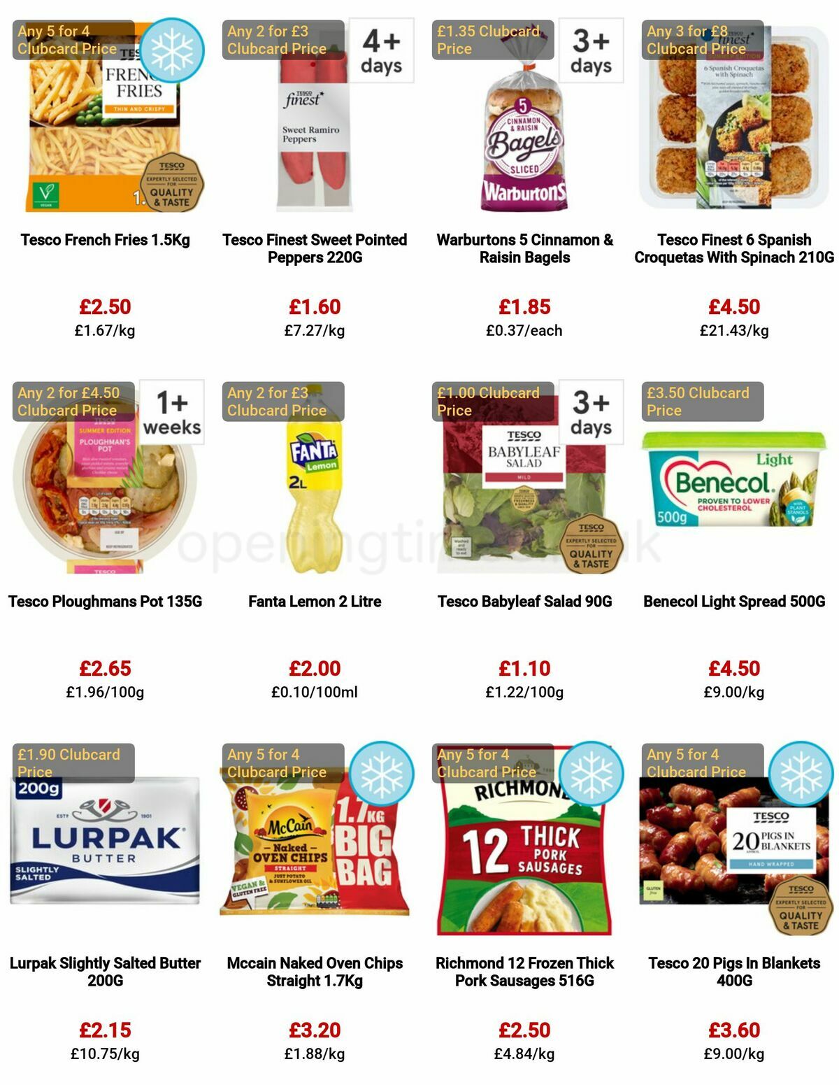 TESCO Offers from 25 May