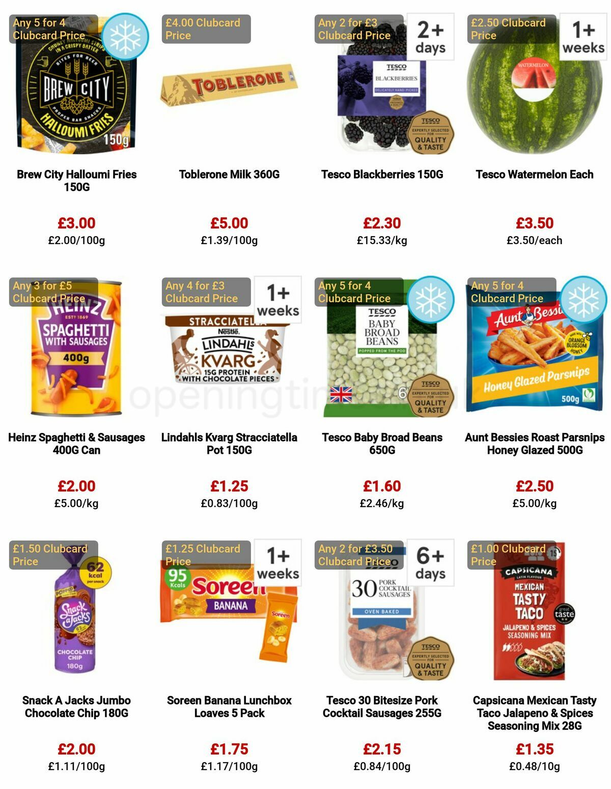 TESCO Offers from 25 May