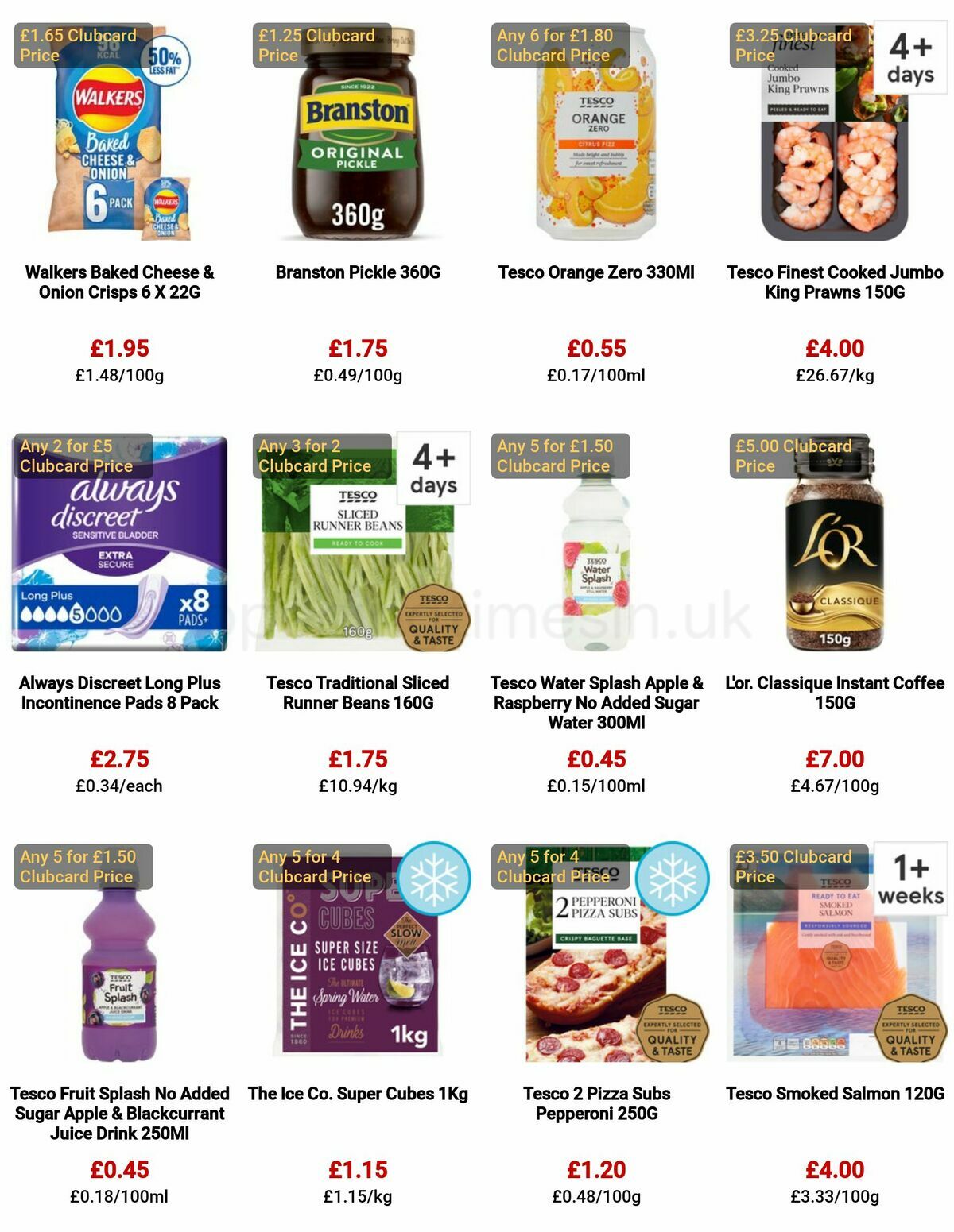 TESCO Offers from 25 May
