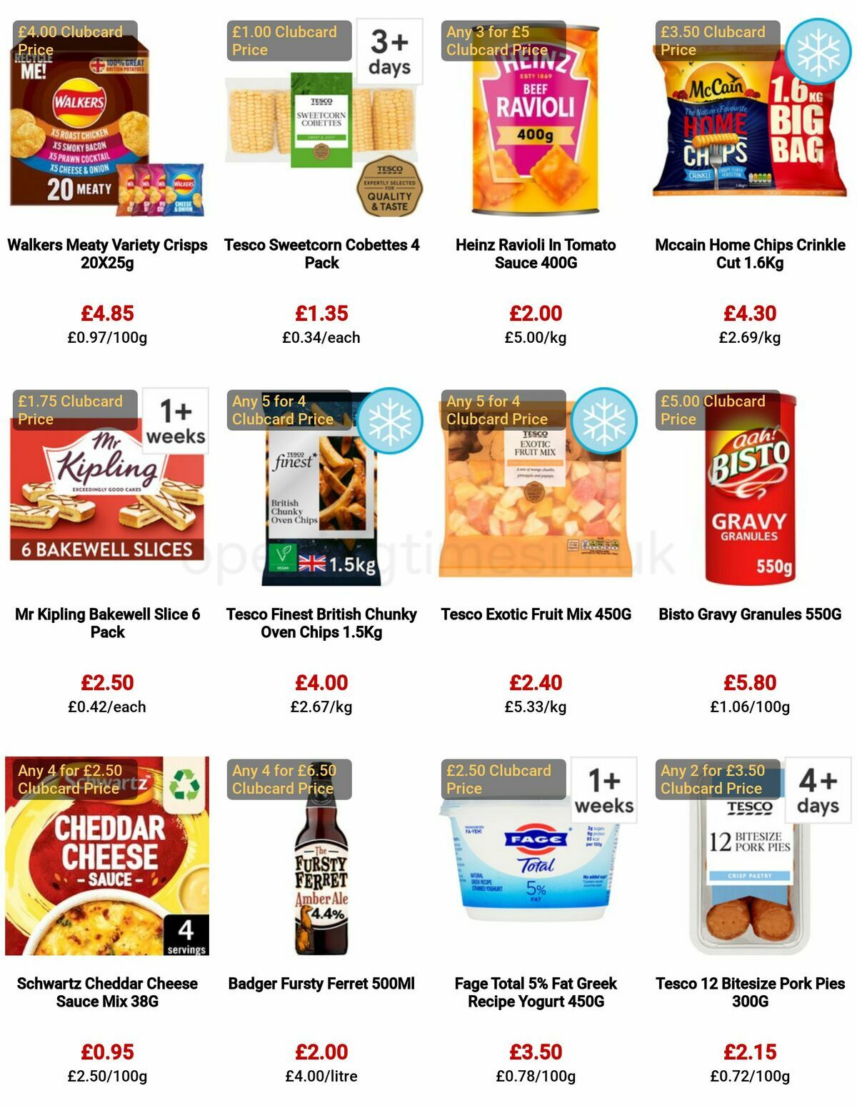 TESCO Offers from 25 May