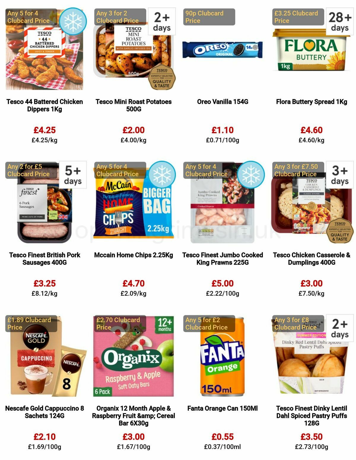 TESCO Offers from 25 May