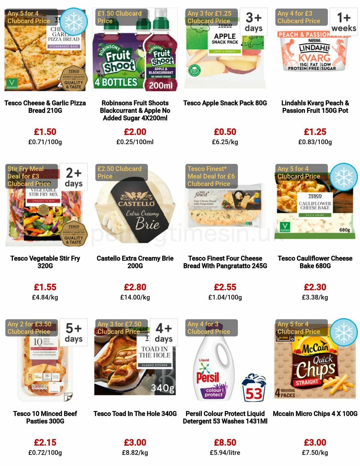 TESCO Offers from 25 May