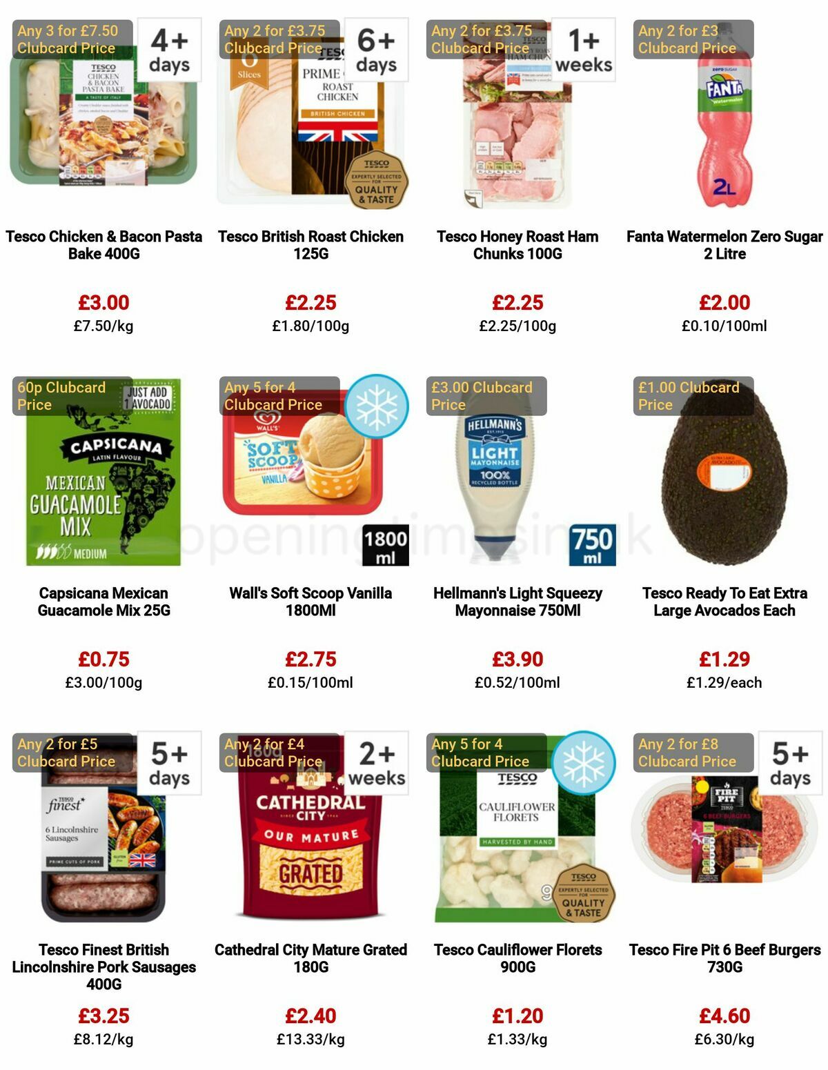 TESCO Offers from 25 May