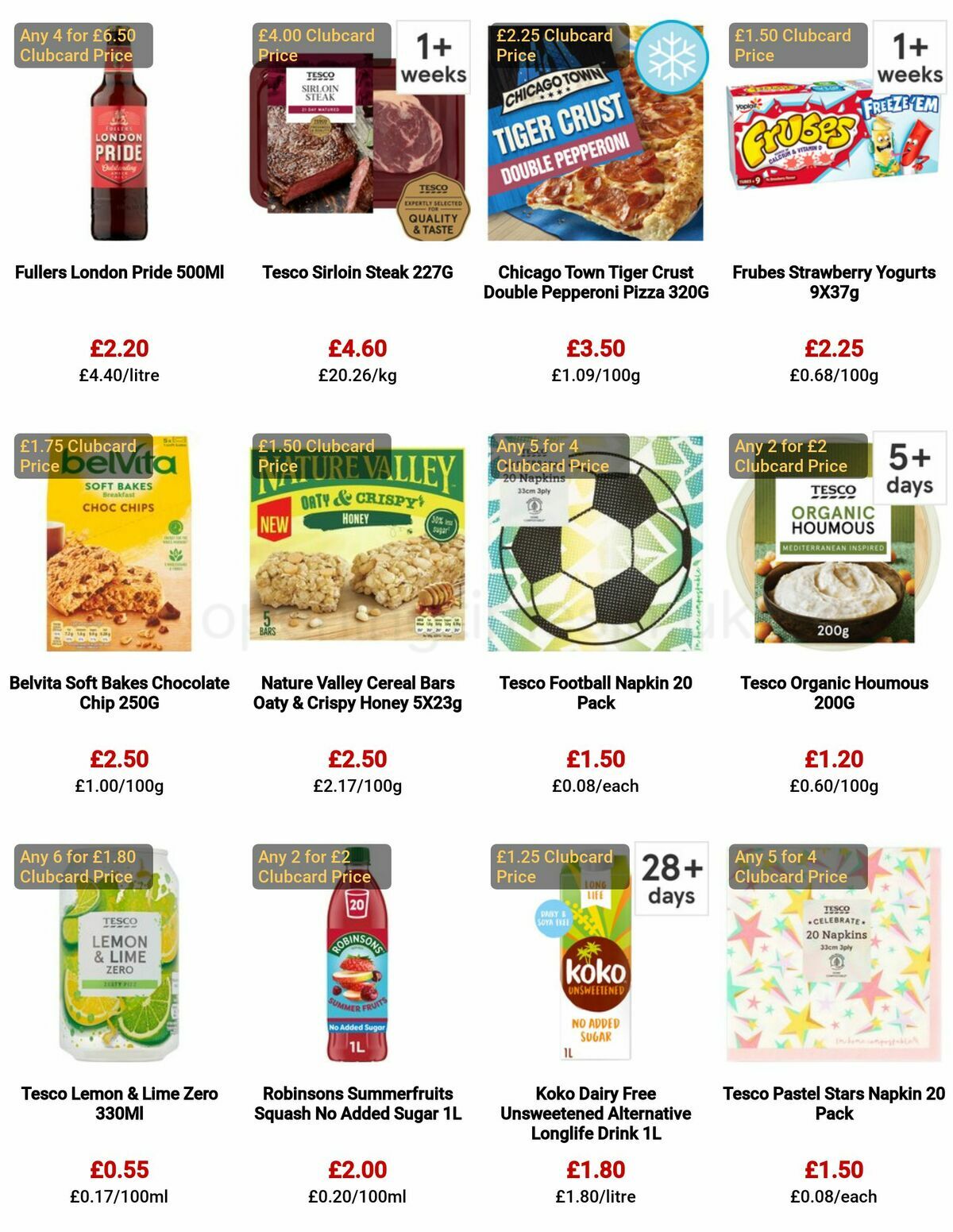 TESCO Offers from 8 June