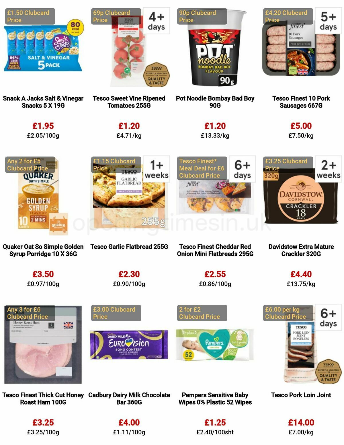 TESCO Offers from 8 June