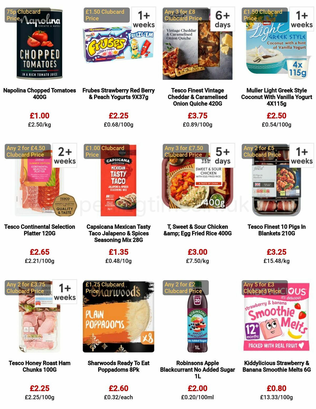 TESCO Offers from 8 June