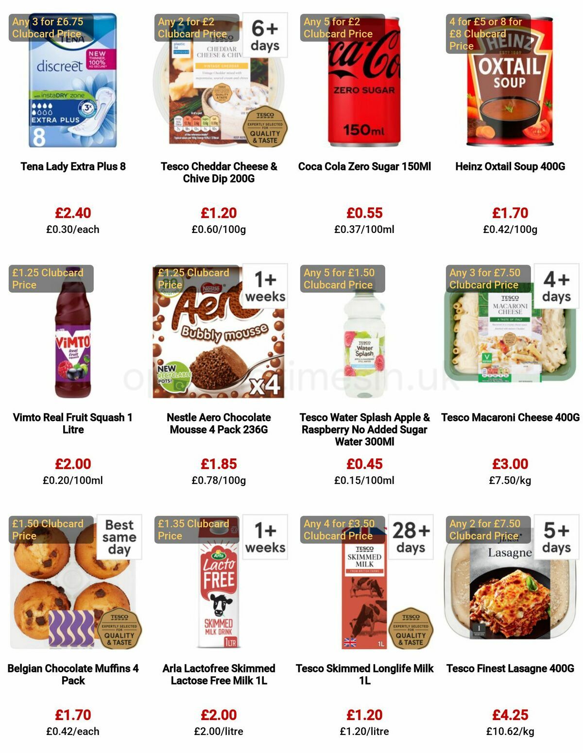TESCO Offers from 8 June