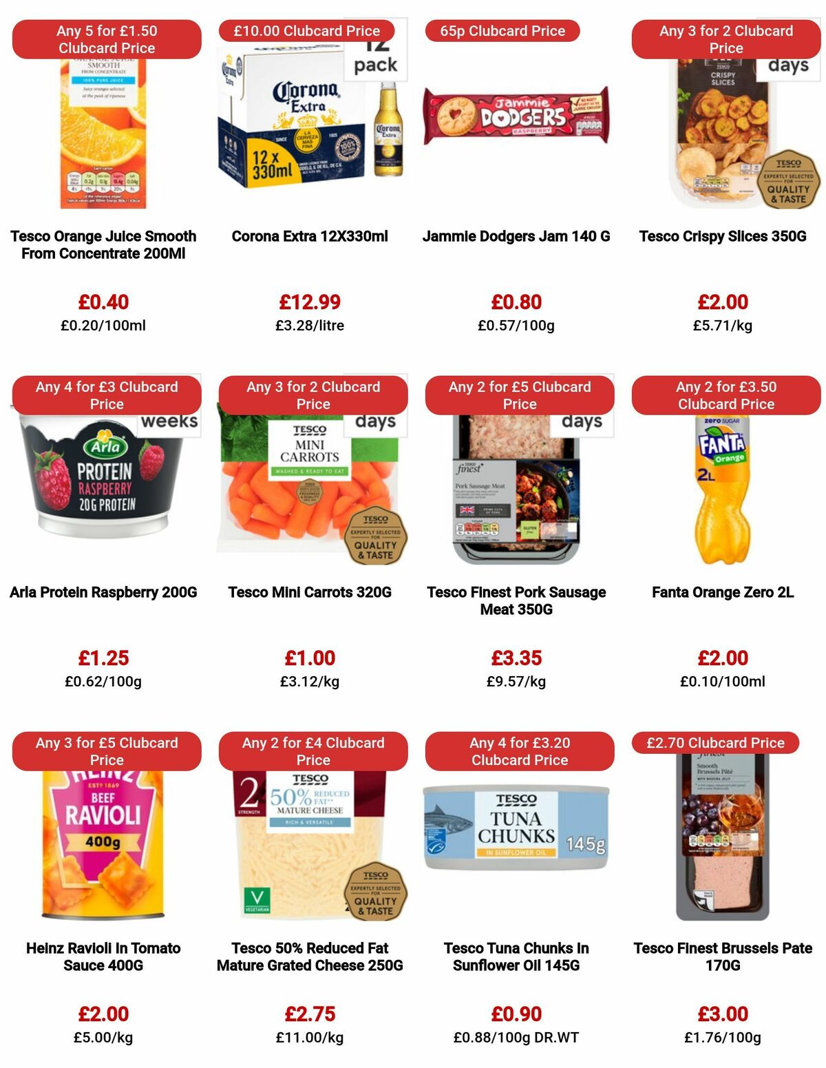 TESCO Offers from 22 June