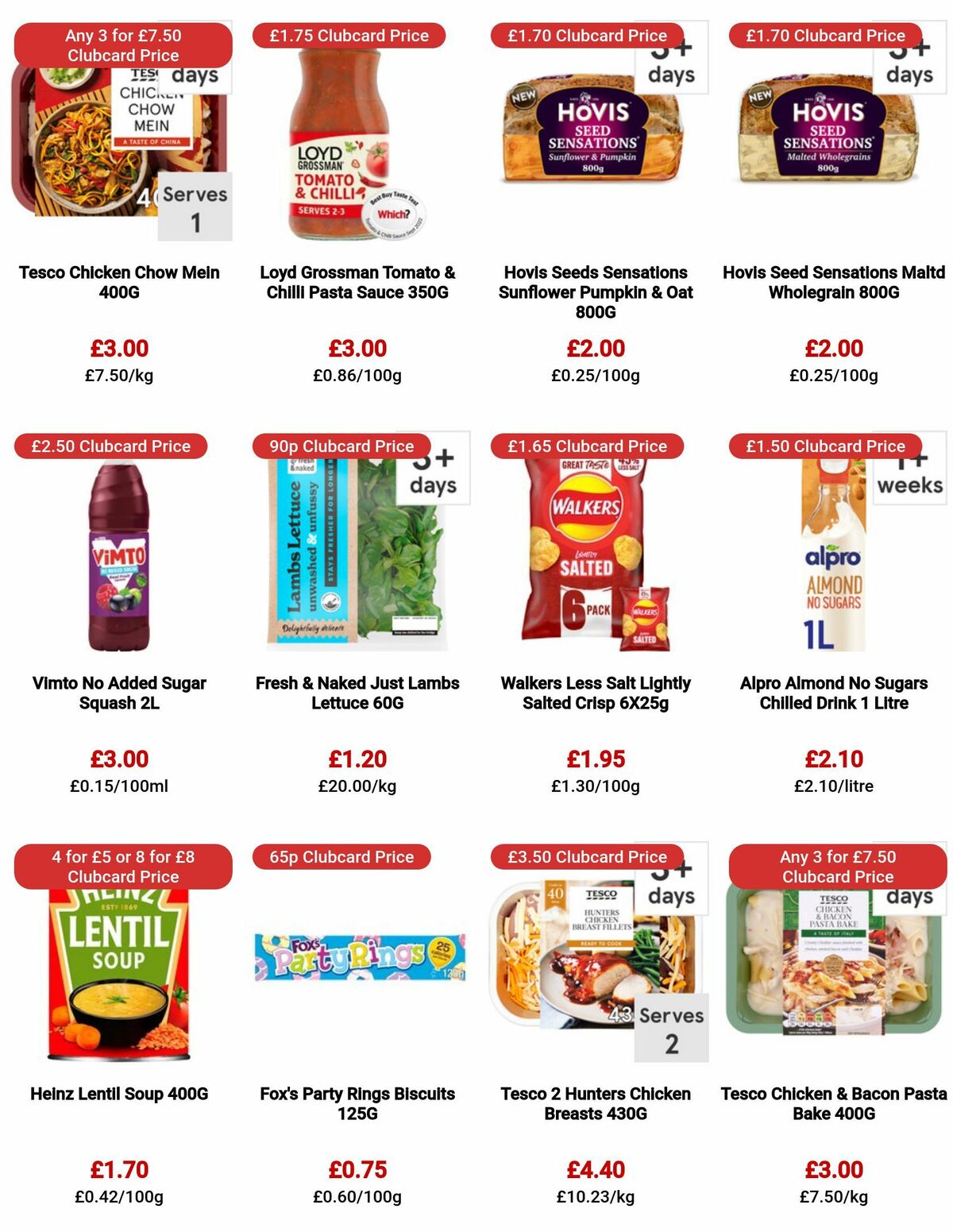 TESCO Offers from 22 June