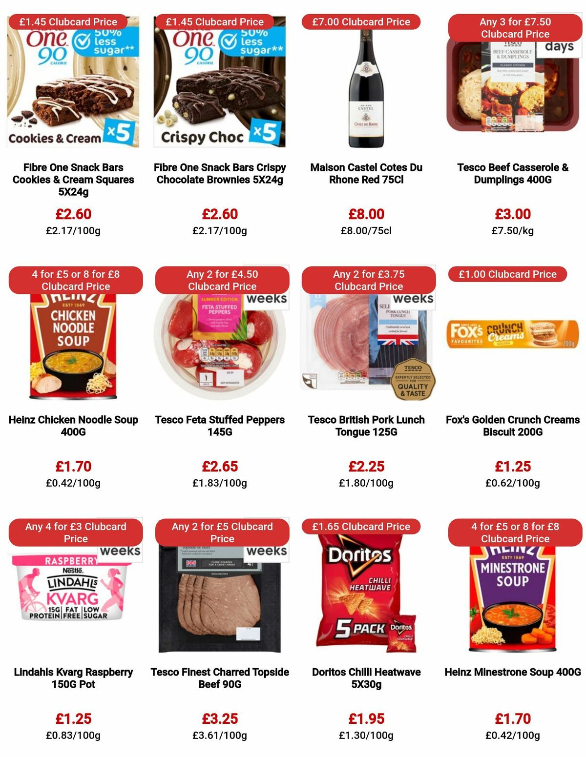 TESCO Offers from 22 June