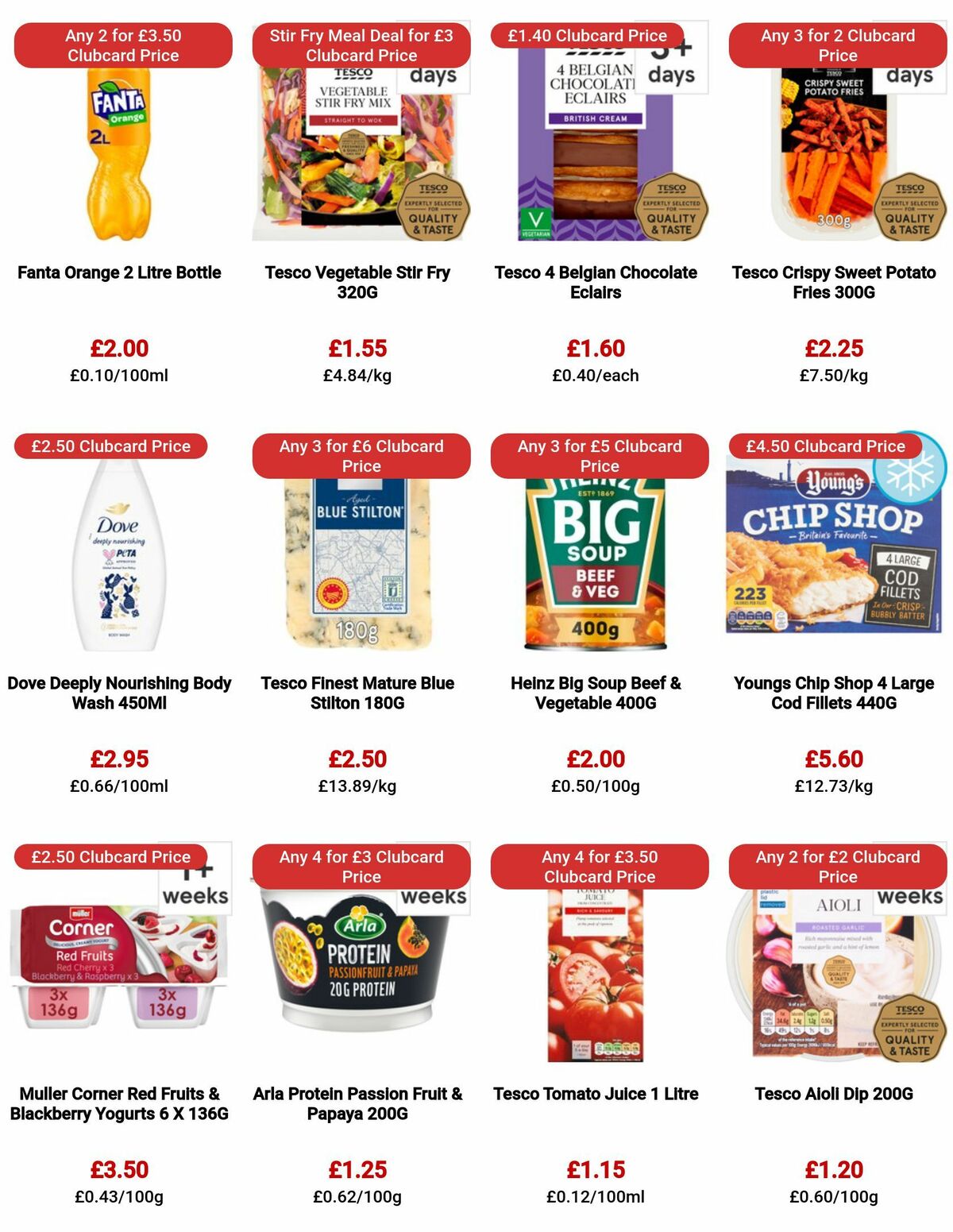 TESCO Offers from 22 June