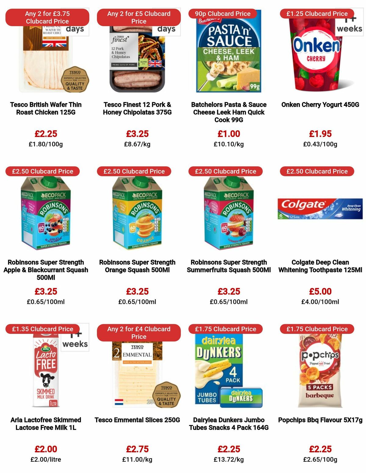 TESCO Offers from 22 June