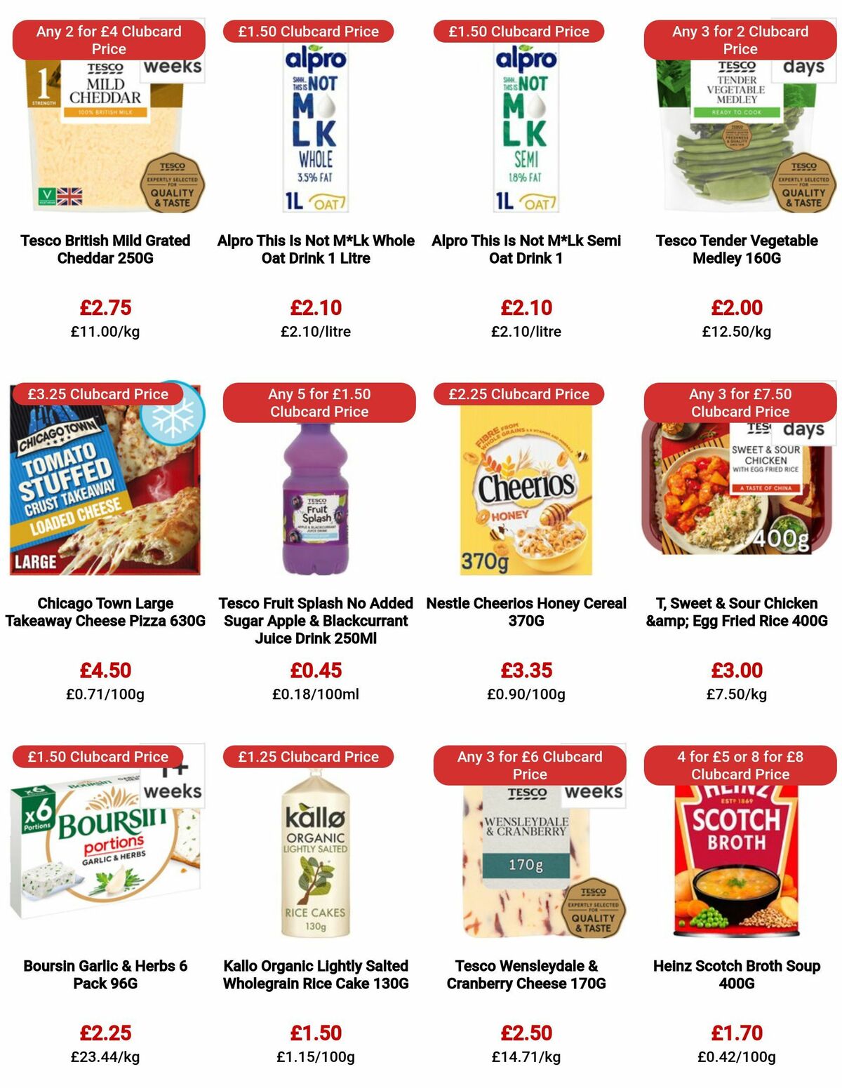TESCO Offers from 22 June