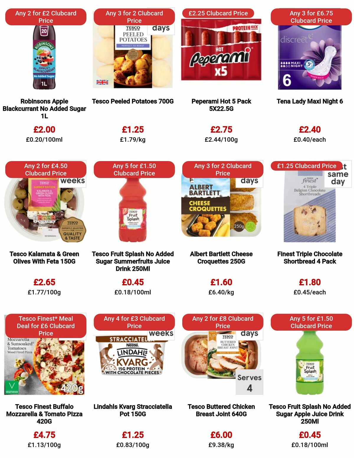 TESCO Offers from 22 June
