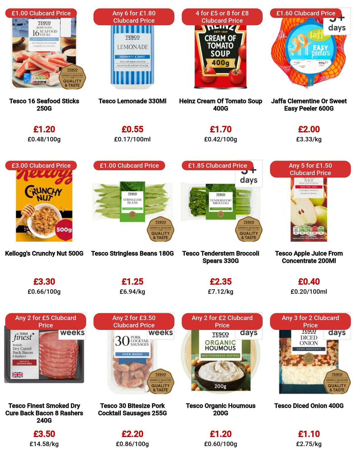 TESCO Offers from 22 June