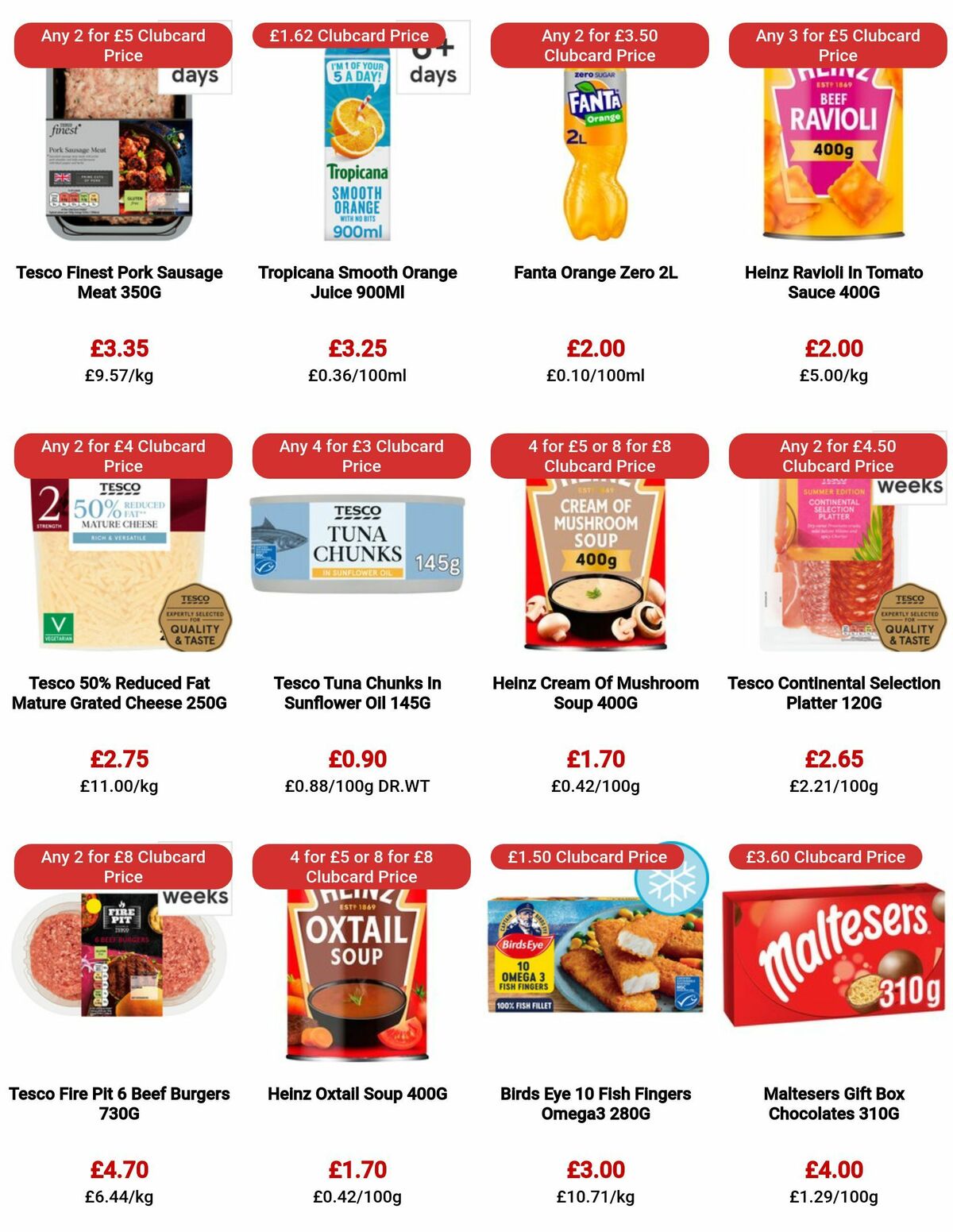 TESCO Offers from 29 June