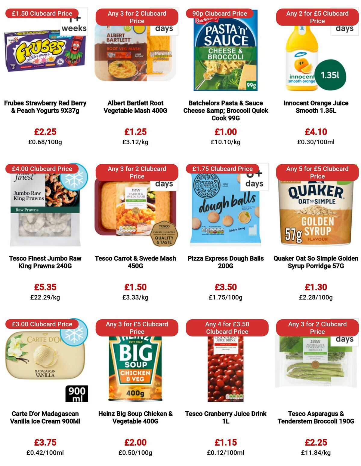 TESCO Offers from 29 June