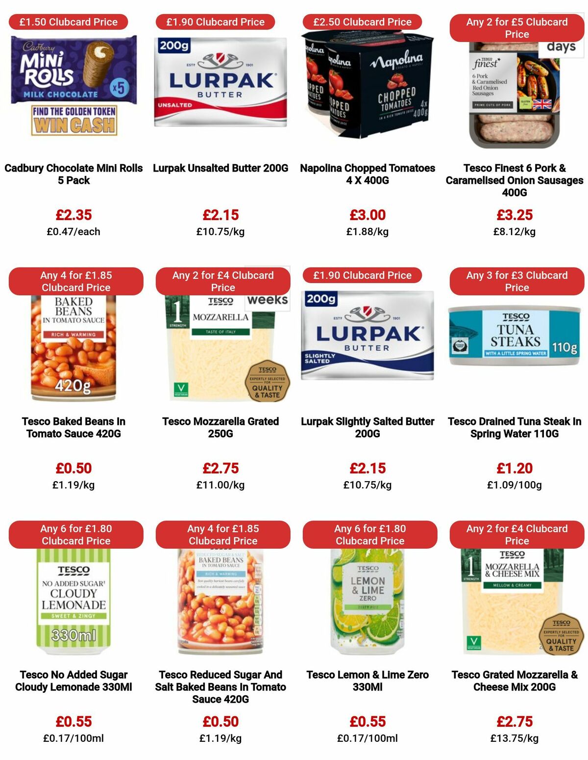 TESCO Offers from 29 June