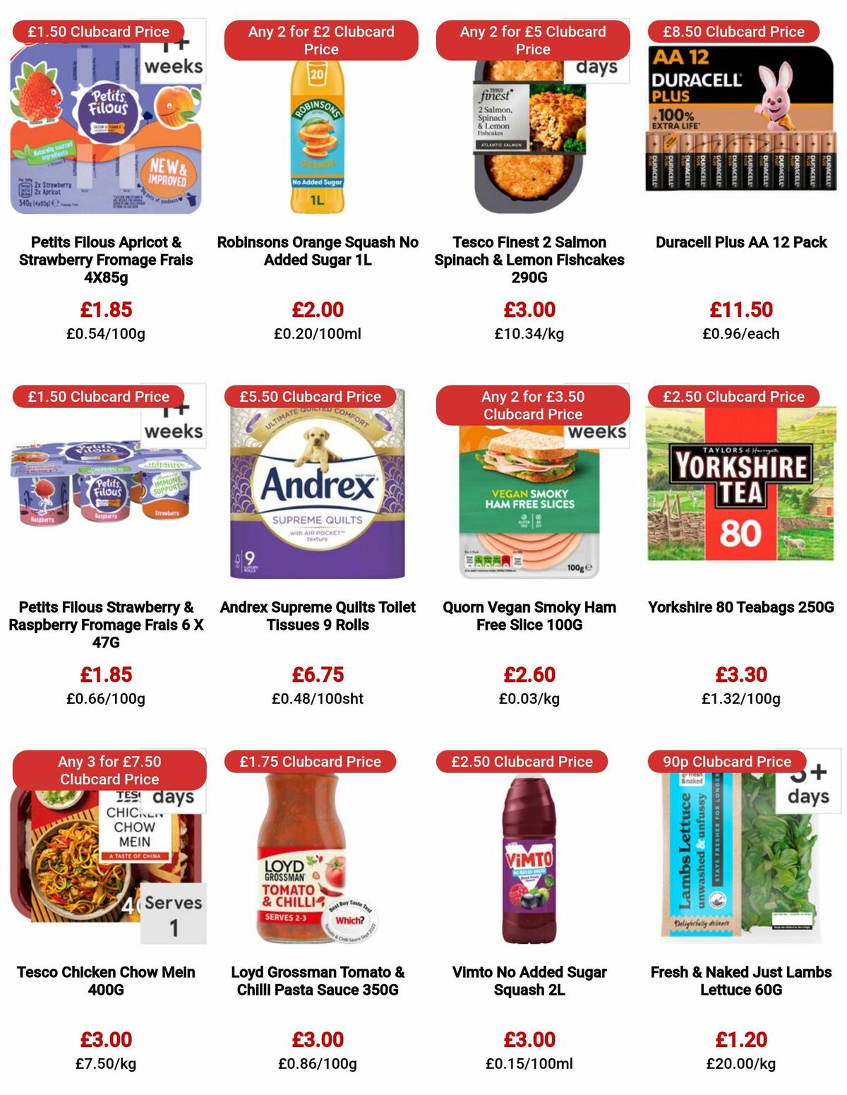TESCO Offers from 29 June
