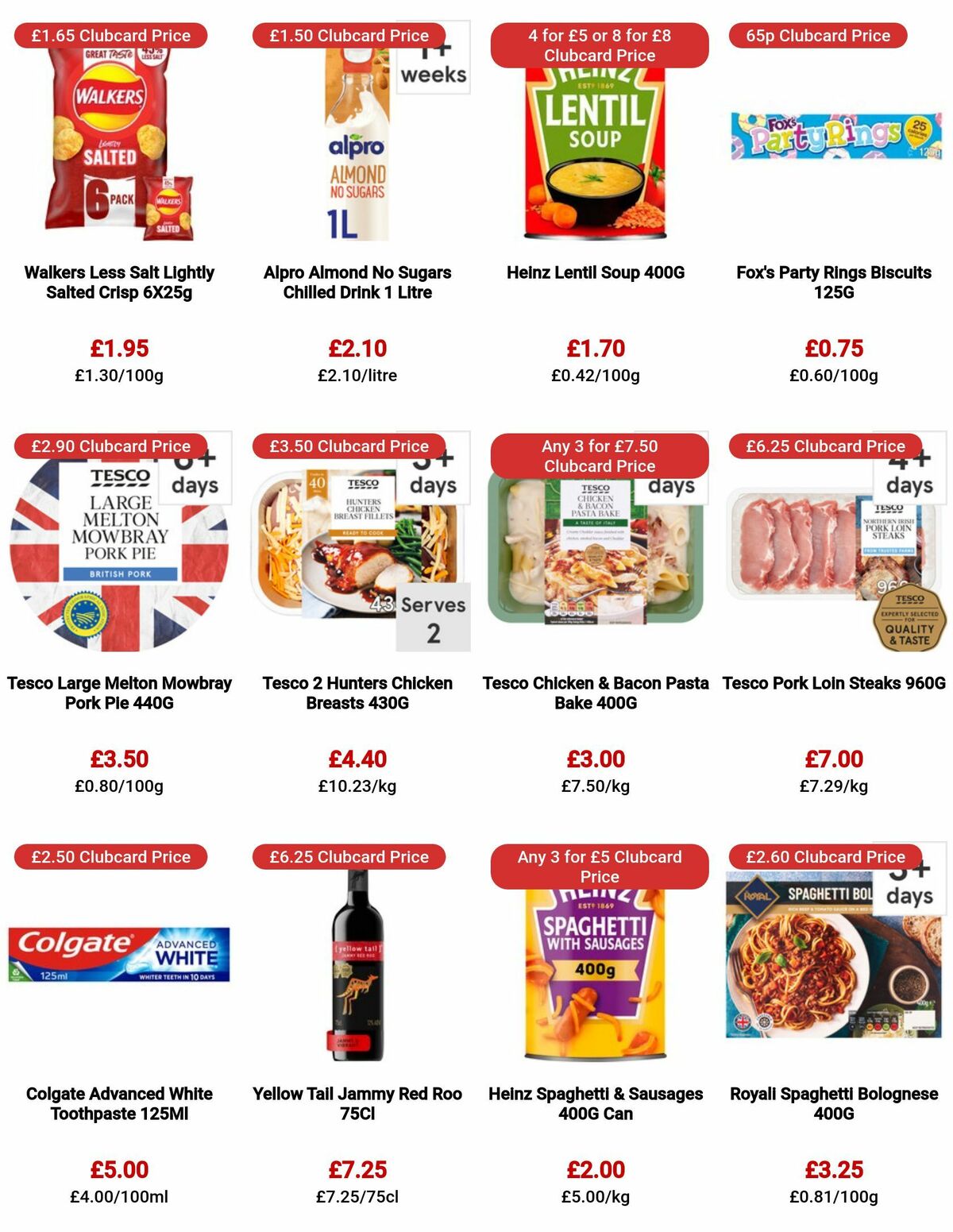 TESCO Offers from 29 June