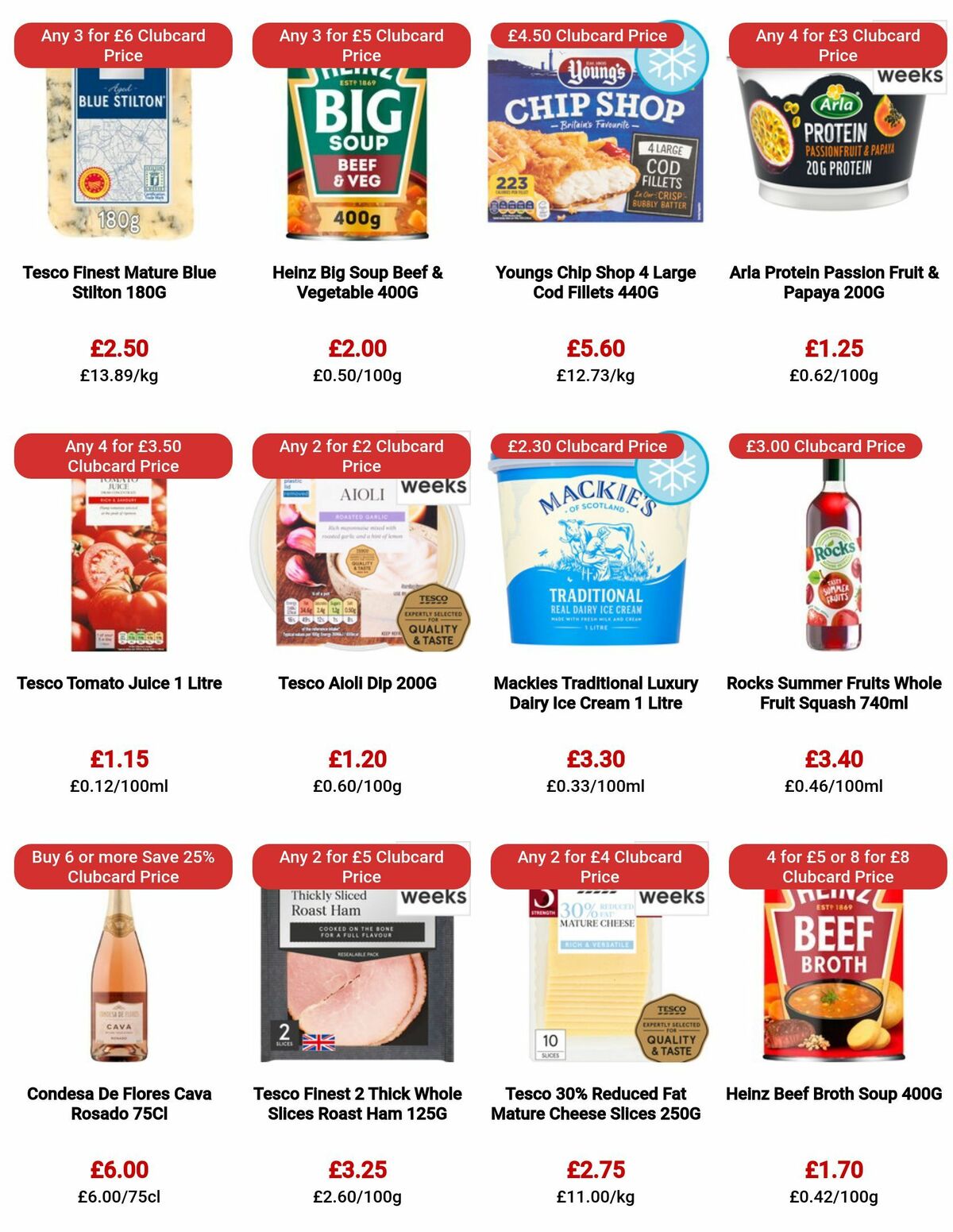 TESCO Offers from 29 June