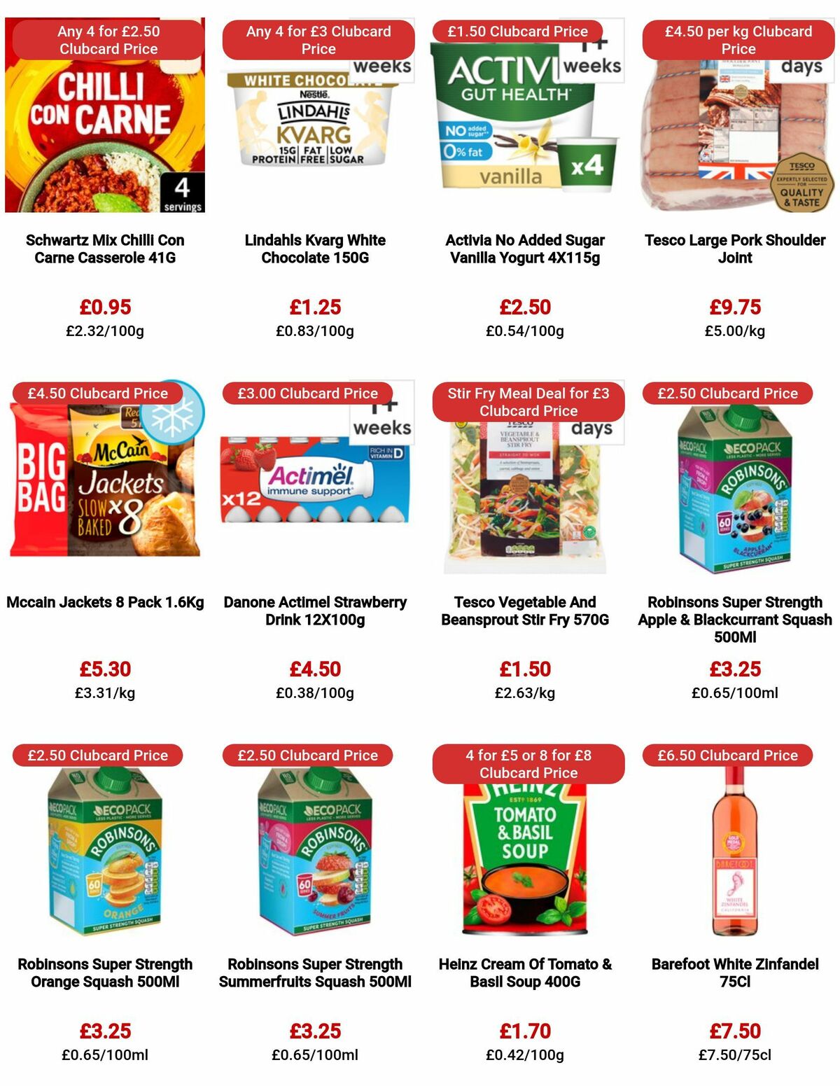 TESCO Offers from 29 June