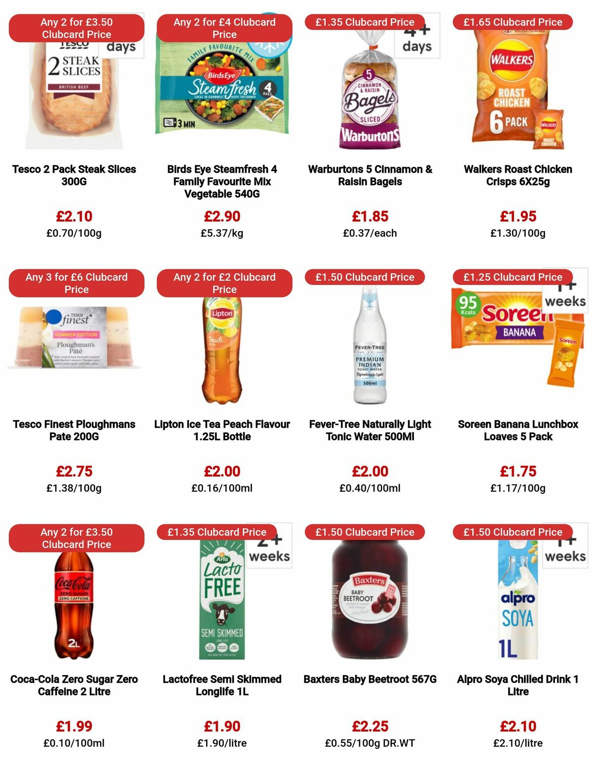 TESCO Offers from 29 June