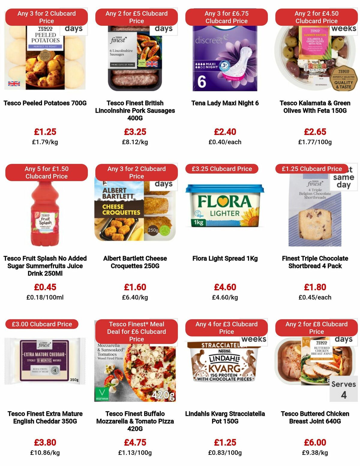 TESCO Offers from 29 June