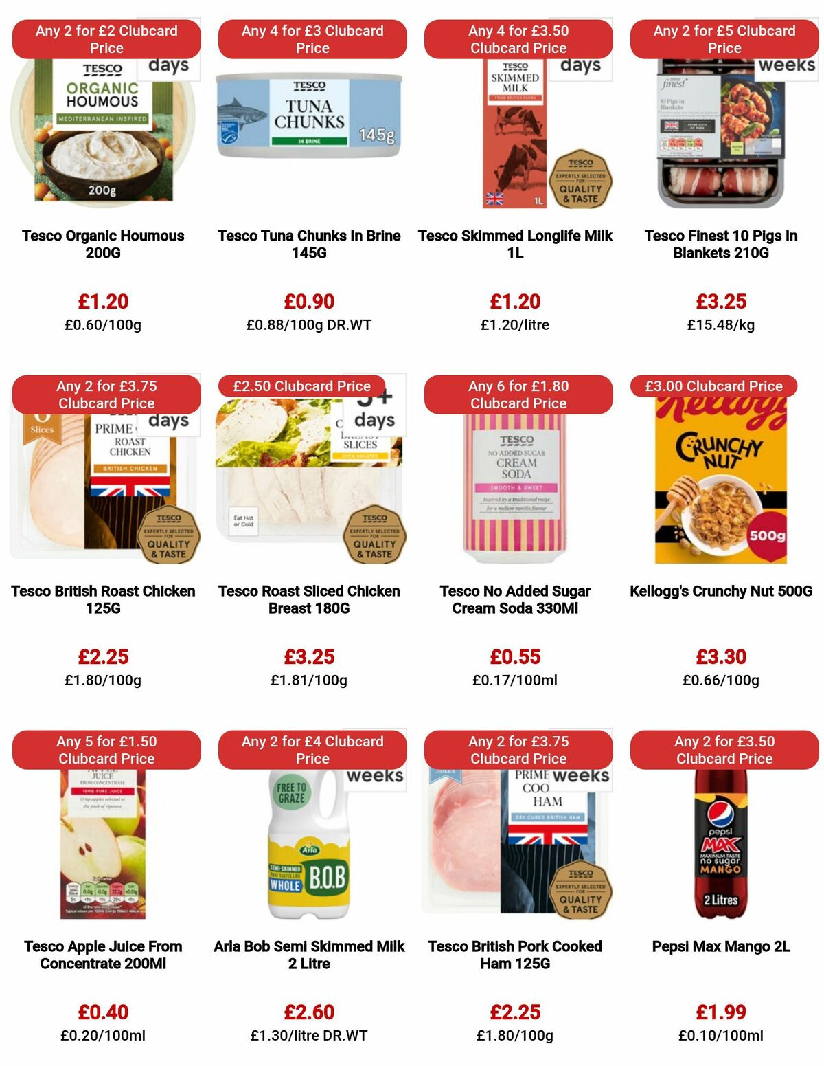 TESCO Offers from 29 June
