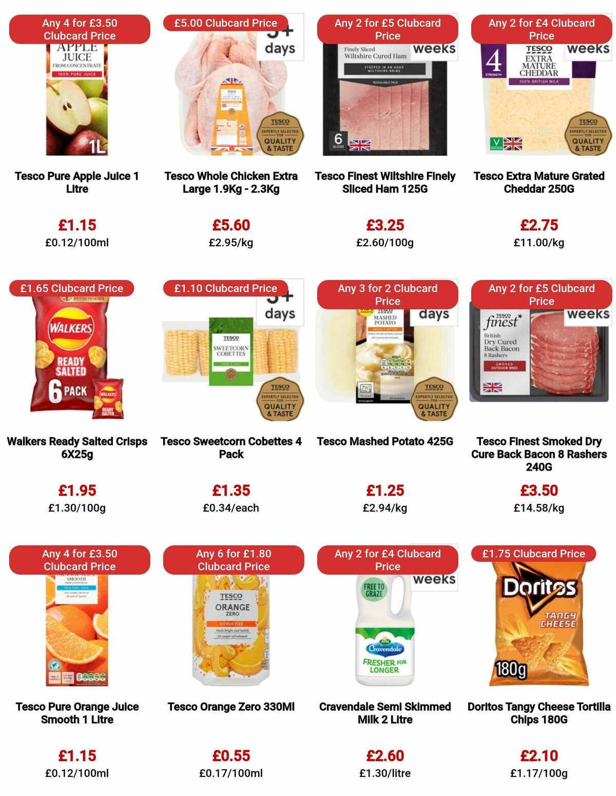 TESCO Offers from 29 June