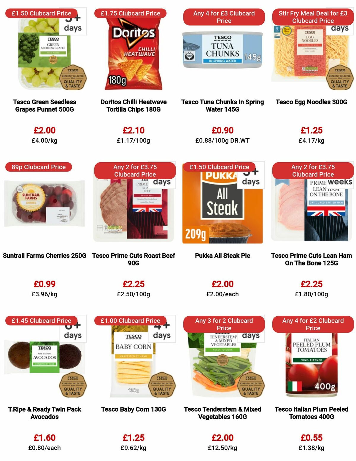 TESCO Offers from 29 June